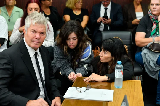 Fernando Burlando, Dalma y Giannina Maradona (NA/Juan Vargas) Agencia Noticias Argentinas