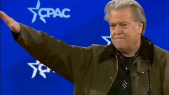 BANNON, Steve saludo nazi