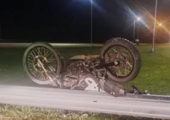 Acc mujer herida Santa Ana moto vs Chevrolet Astra 20260206