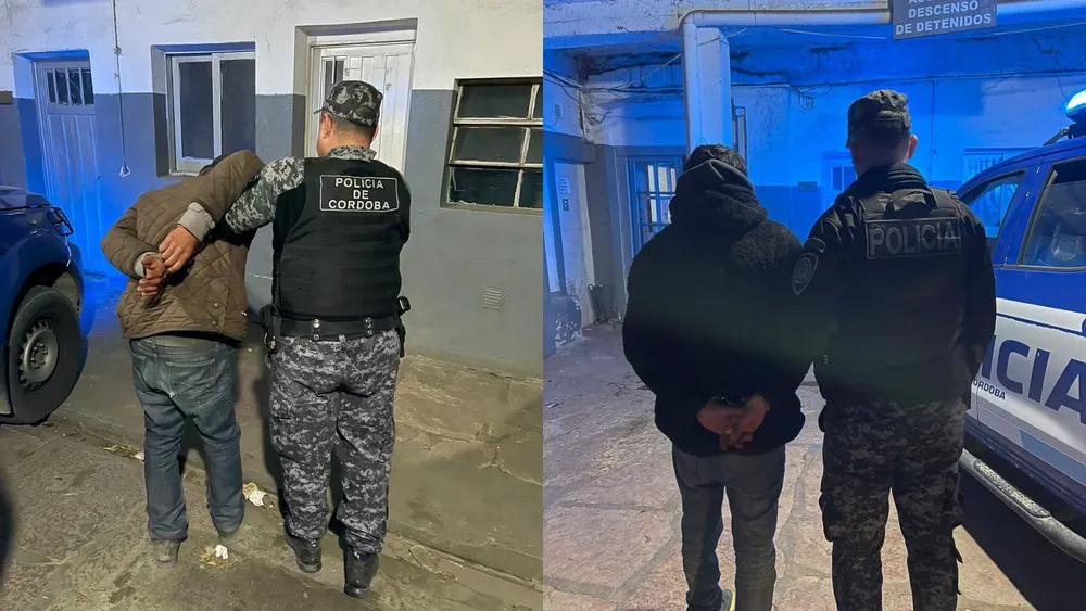 Detenidos por robo - Alta Gracia - Robo en obra