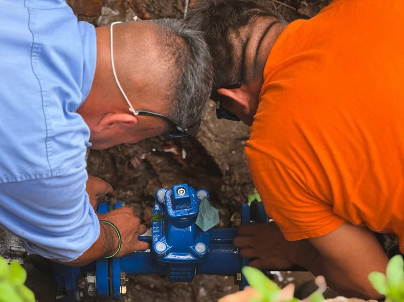 Obra agua Bº Norte 20260316