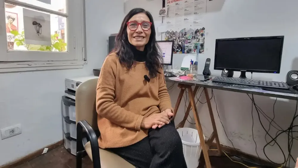 Gabriela Sosa, coordinadora nacional de Mujeres de la Matria Latinoamericana (MuMaLá)