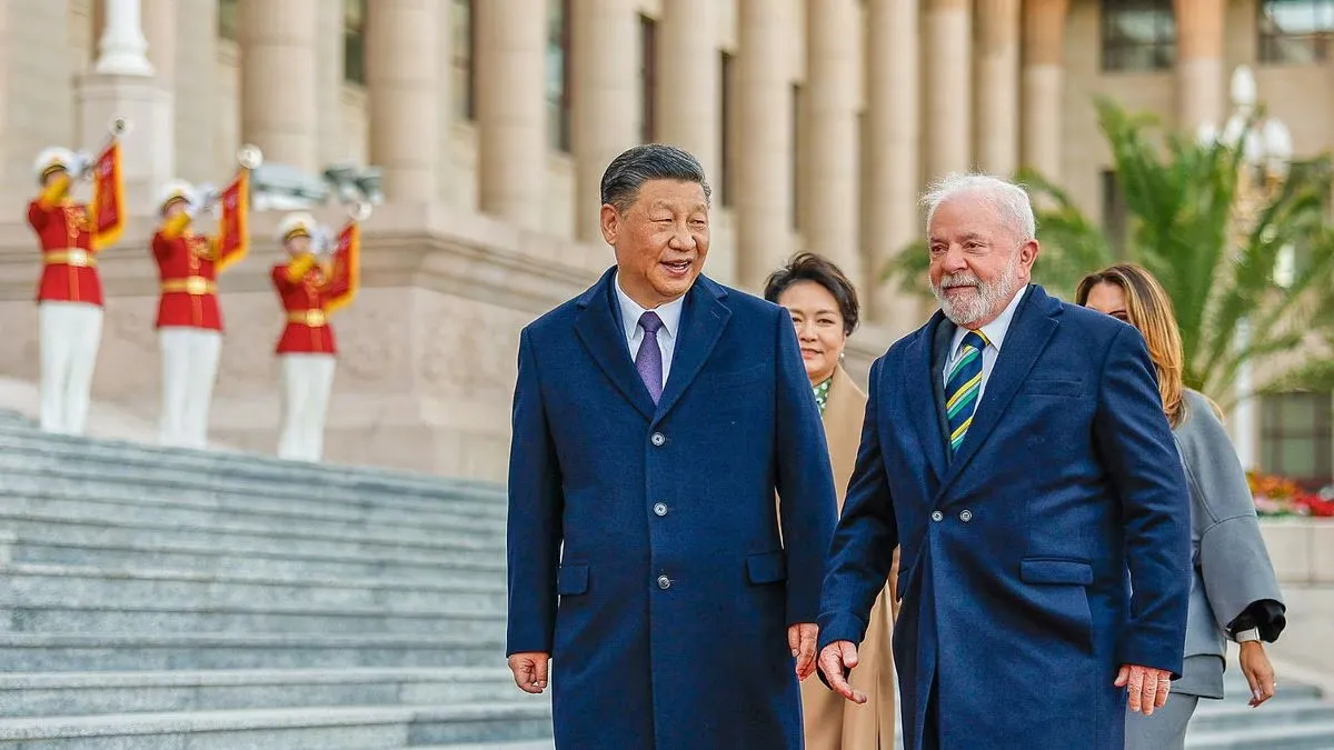 Xi Jimping Lula Da Silva abril de 2023