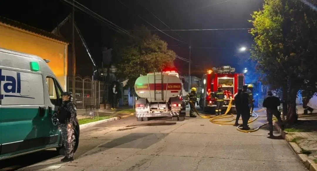Policiales Incendio Alta Gracia