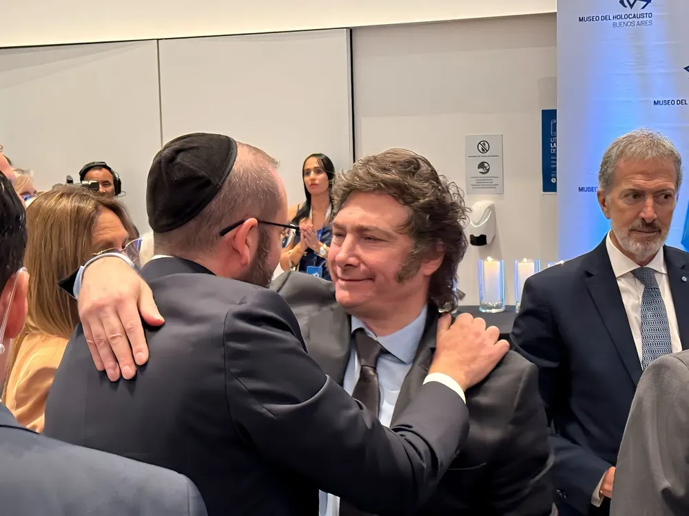 Holocausto aniversario Javier MIlei (02) 20240126