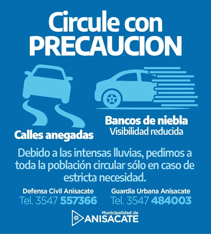 Anisacate Cuarentena Vial