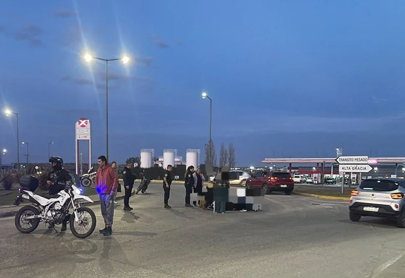 Acc AG motociclista herido 20260710