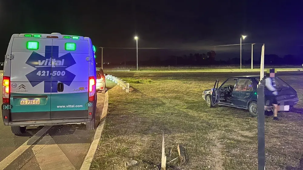 Accidente rotonda AG