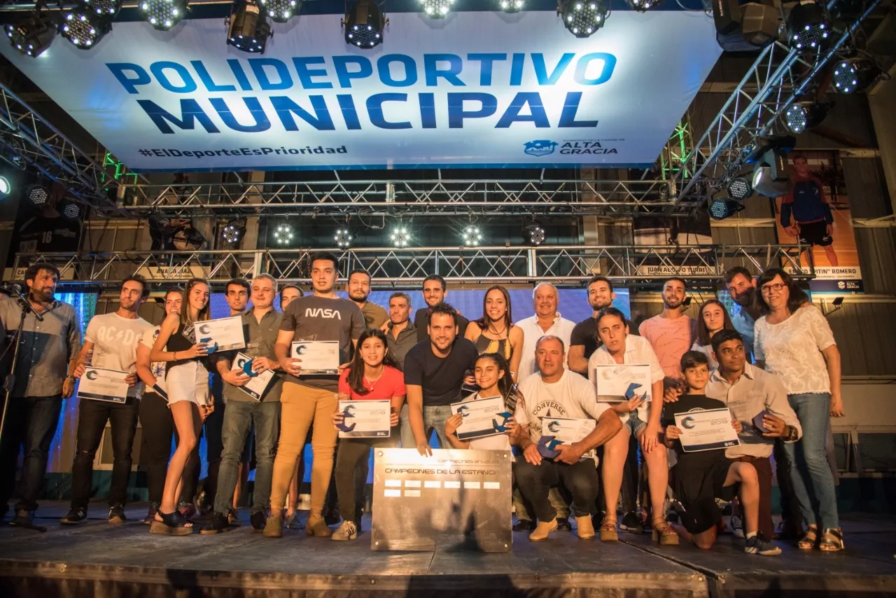 campeones de la estacia Foto archivo