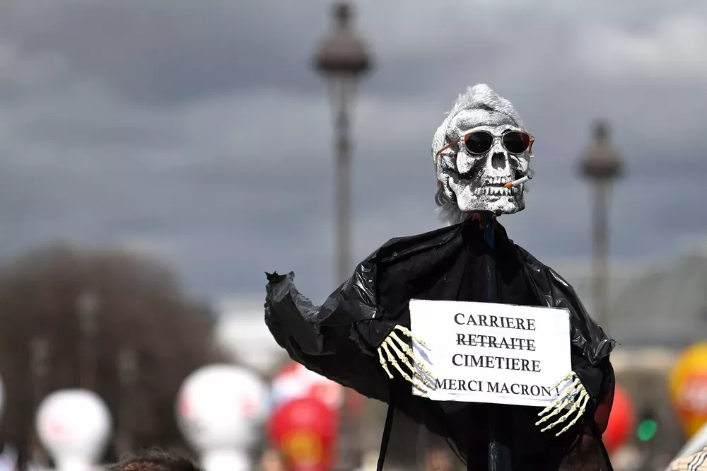 Francia protestas jubilaciones 20230314