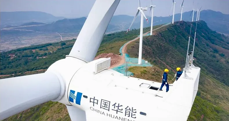 Energía eólica china