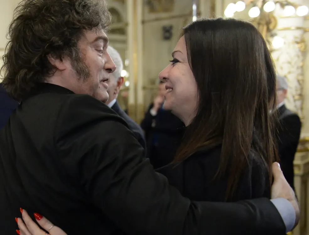 Milei, Javier + Pettovello, Sandra 20240603