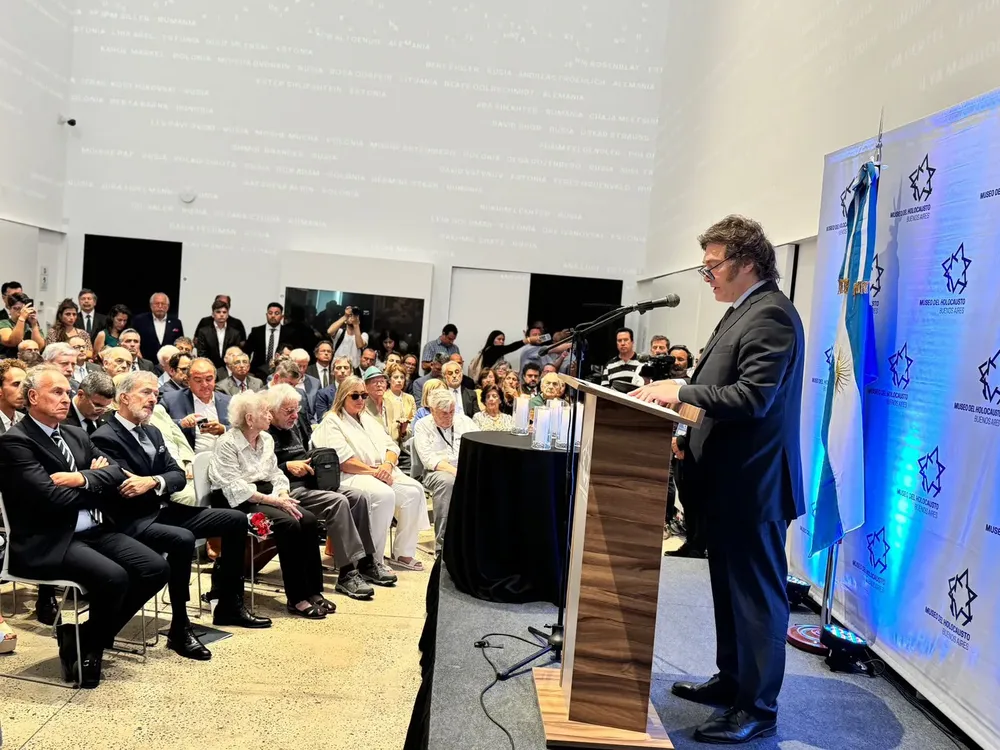 Holocausto aniversario Javier MIlei 20240126