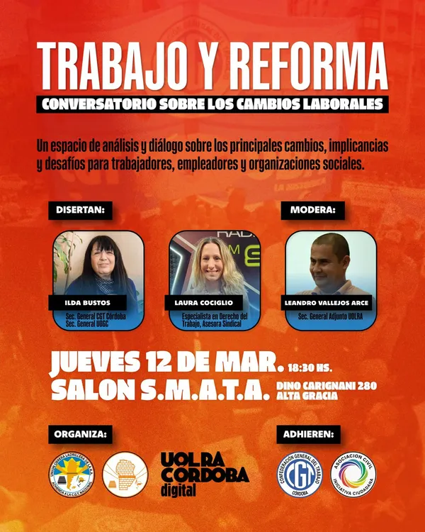 CONVERSATORIO TRABAJO y REFORMA