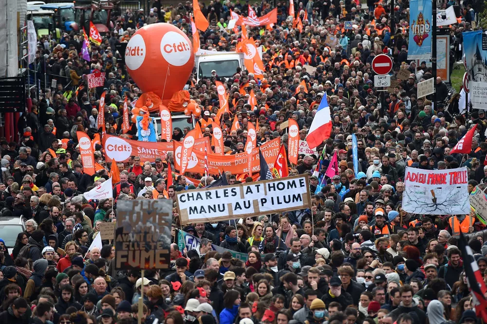 Francia contra la Reforma Previsional 20230328 1