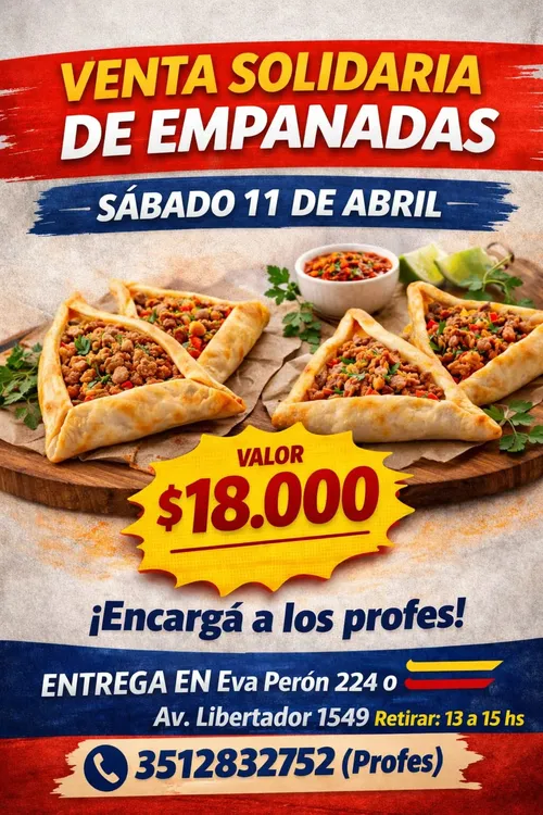 Venta de Empanadas - PROFESORES ANGLO