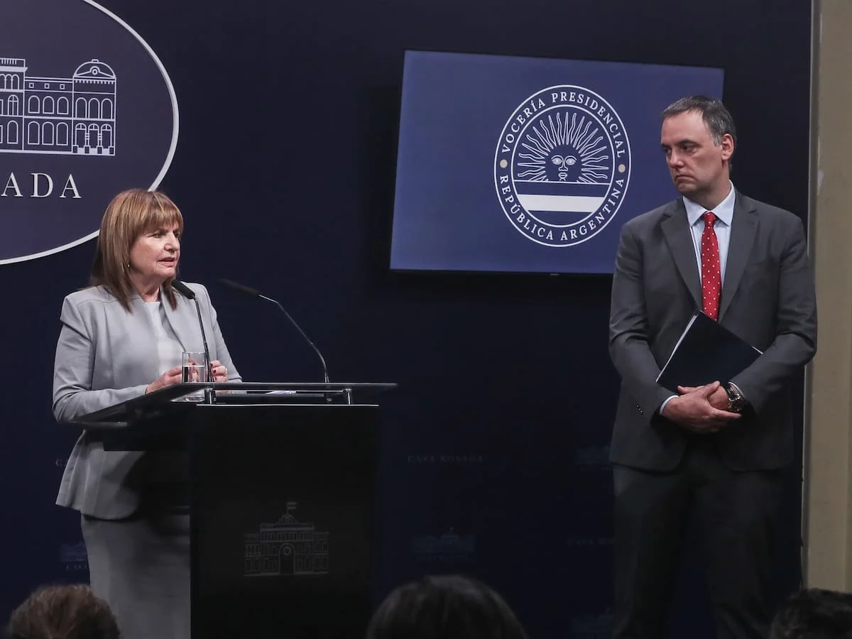 Patricia Bullrich - Manuel Adorni