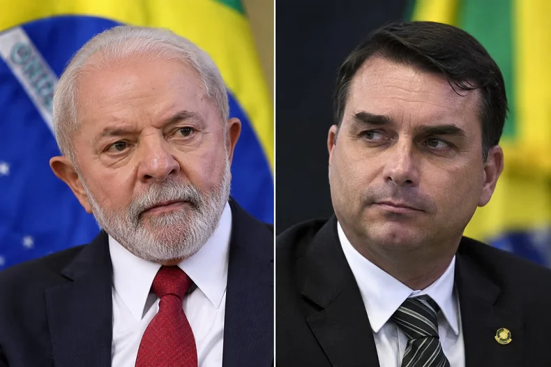 Lula Da Silva + Flavio Bolsonaro