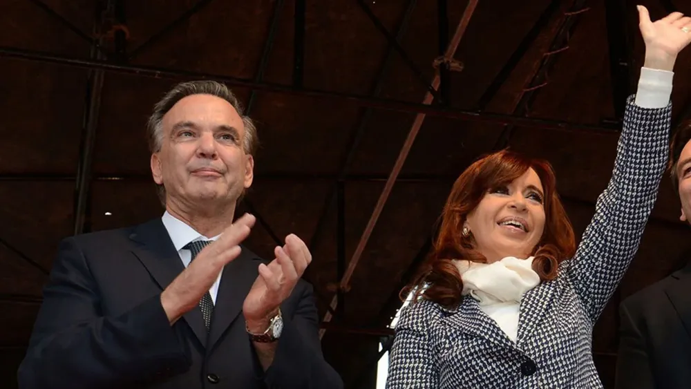 Miguel Angel Pichetto y Cristina Fernandez de Kirchner