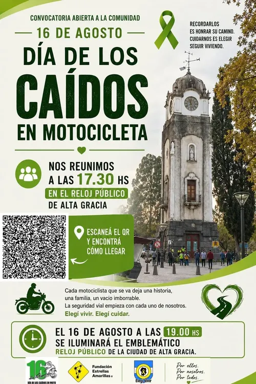 Caidos en motocicleta