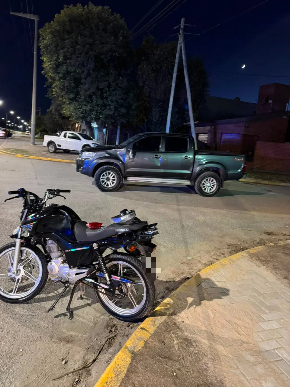 Accidente Lucas V. Córdoba esq. Concejal Cólica – B° Sabatin - Alta Gracia - Policiales