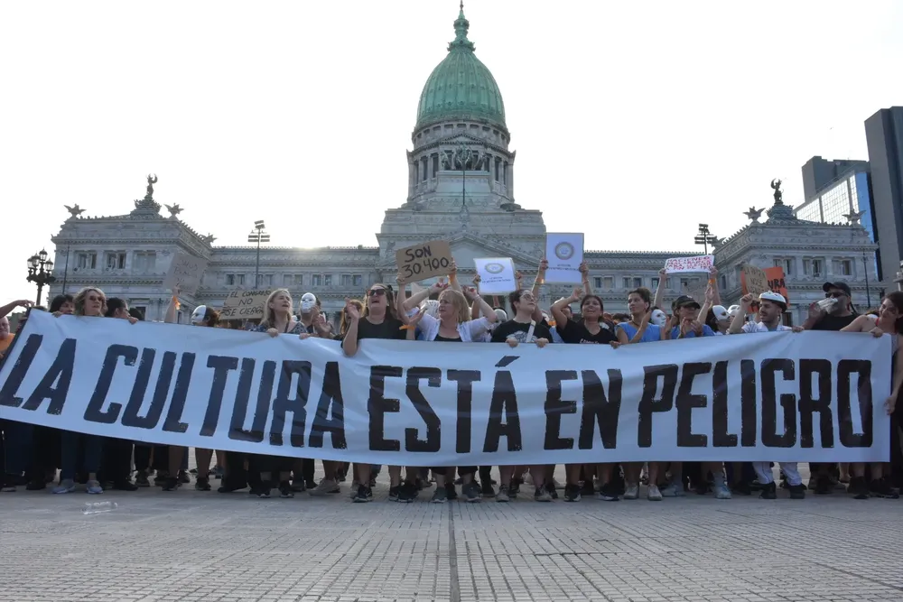 Cultura protesta artistas 20240121