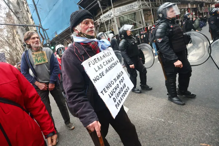 represión en el congreso