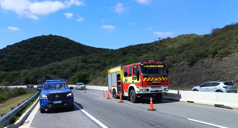Acc La Serranita motociclista herido 20261002