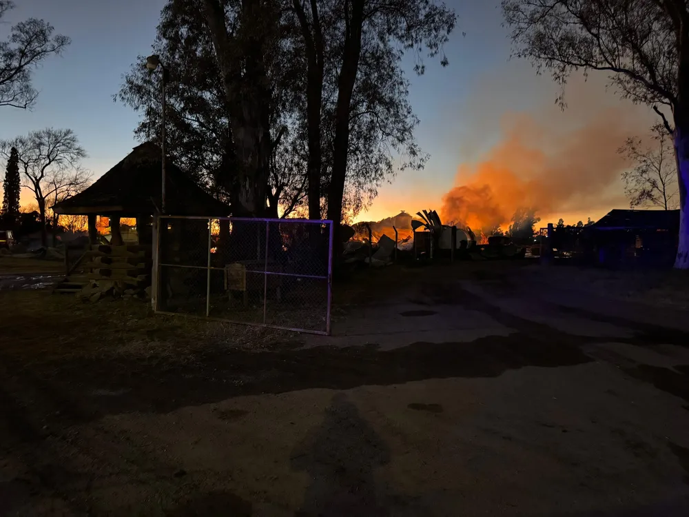 Incendio Aserradero Villa del Prado