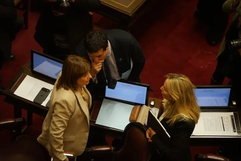 Bullrich en la sesión que hizo fracasar el oficialismo
