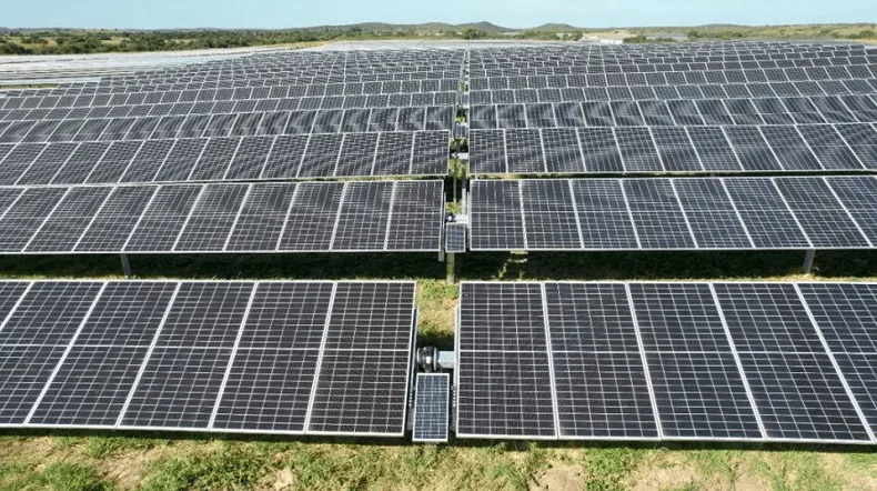 Paneles solares parque fotovoltaico