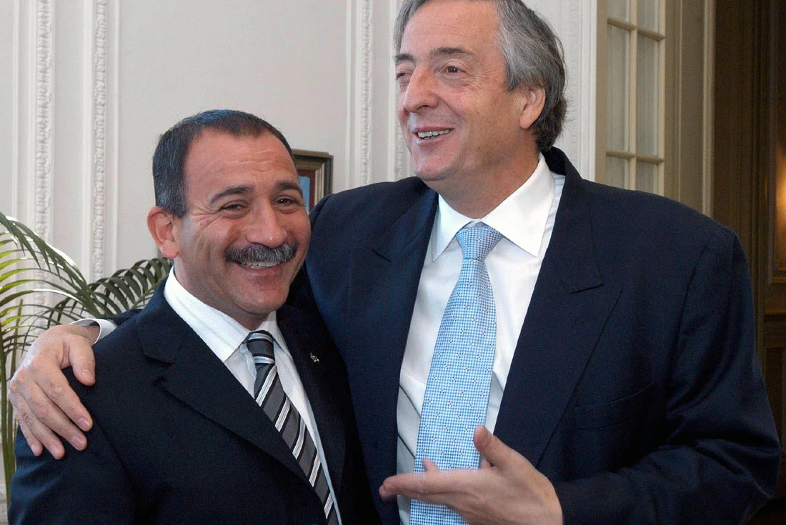 Luis Juez con Néstor Kirchner