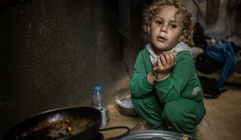 Gaza niños hambre 2025