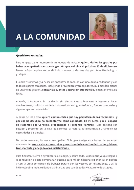 Comunicado Diedrich 20230327