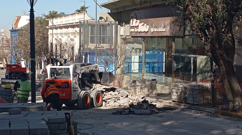 Remplazo pórfido calle españa