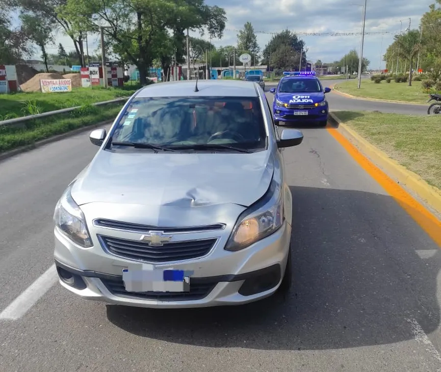 Acc prisma niño ciclista rotonda Fangio 20240120