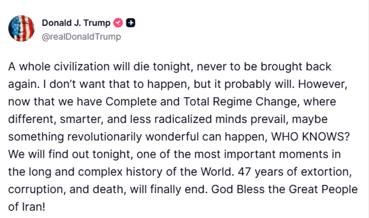 Trump - Truth Social,