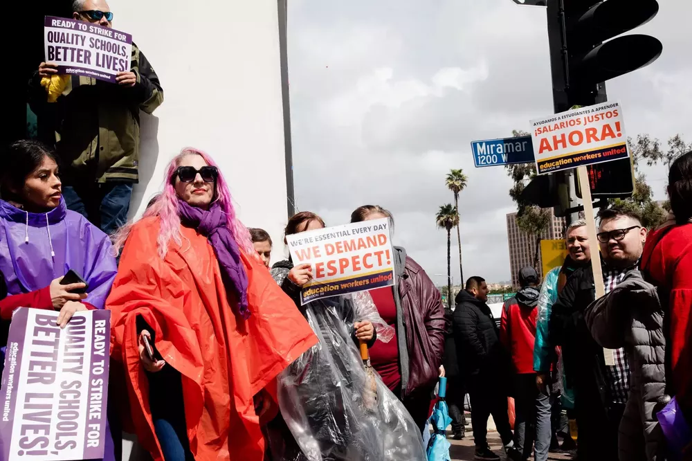 Paro Escuelas en Los Angeles