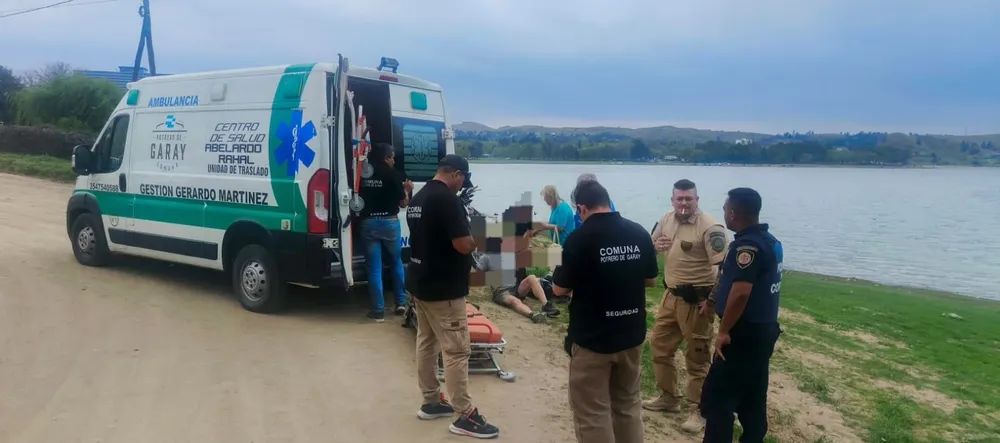 Potrero de Garay- perdió el control de la moto, cayó y terminó hospitalizado