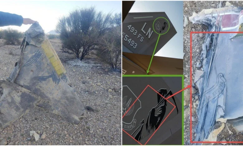 Avión F35 EEUU Restos derribado en Irán 20260403