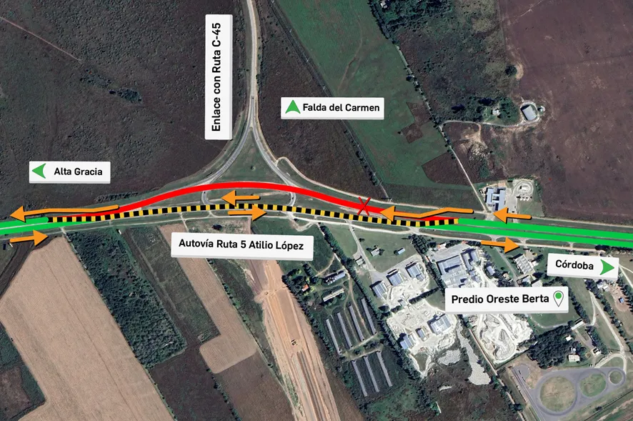 autovia alta gracia transito