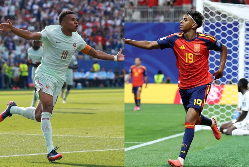 Kylian Mbappé y Lamine Yamal