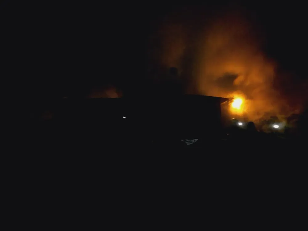 incendio vivienda Falda del Carmen