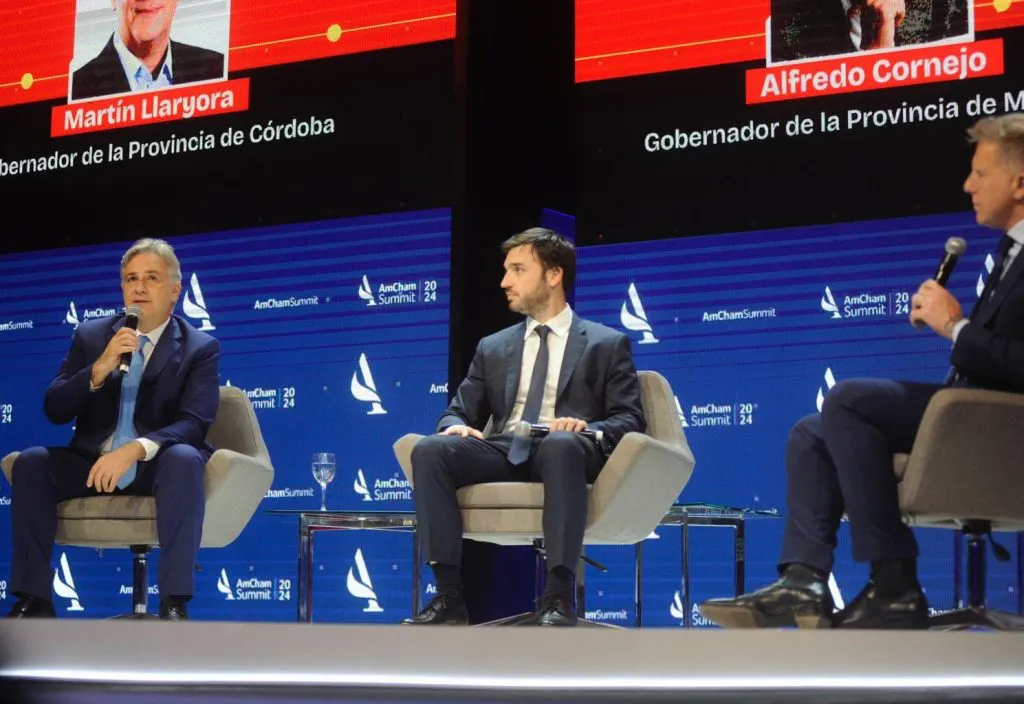 Llaryora-Torres encuentro con empresarios