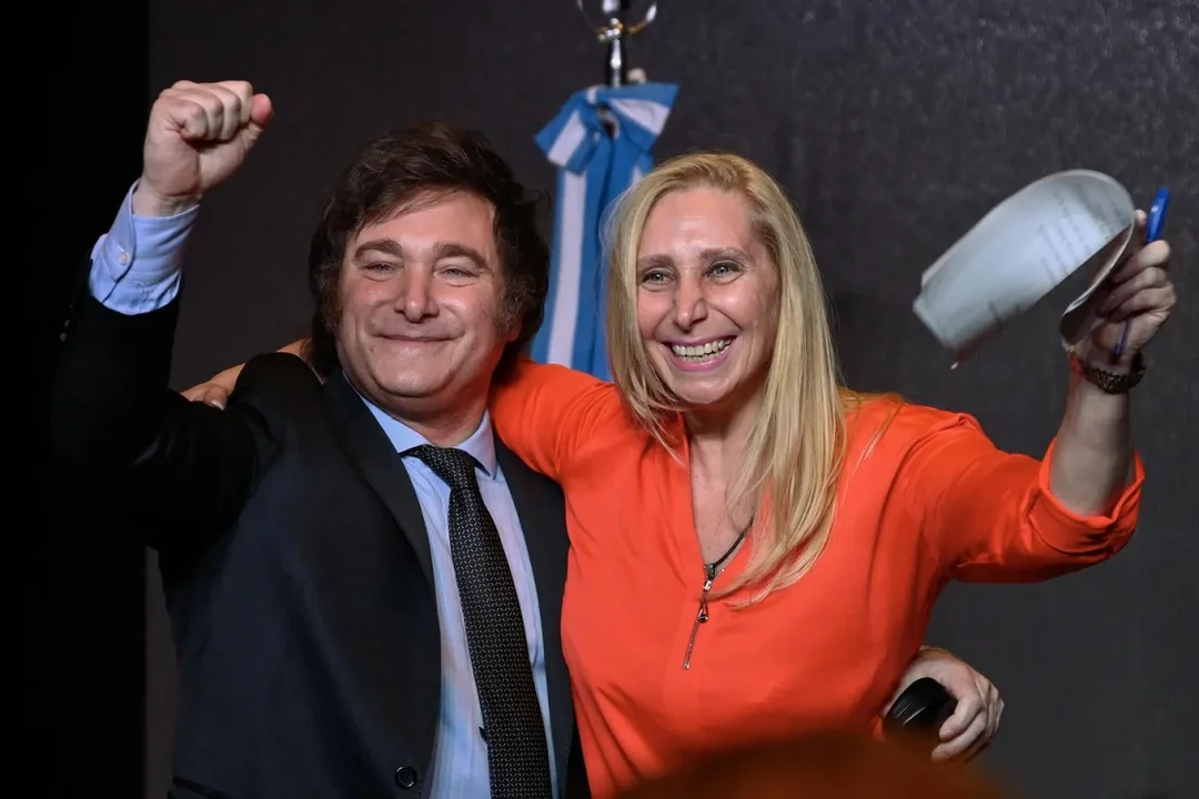 Javier y Karina Milei
