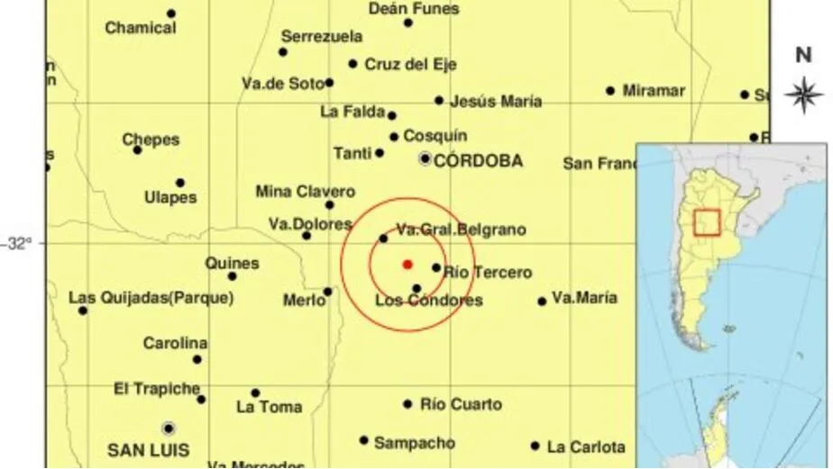 sismo en córdoba