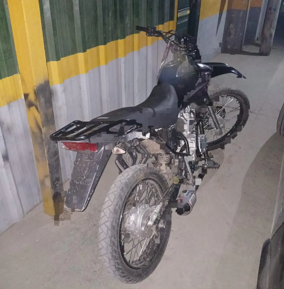 Policiales, moto av libertador
