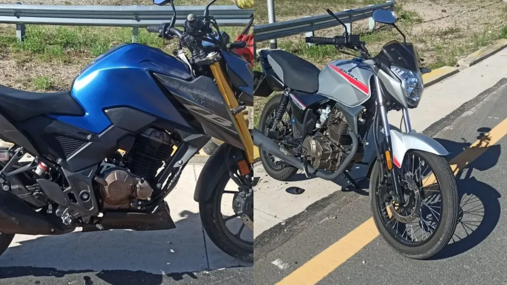 Policiales aacidente moto La Serranita