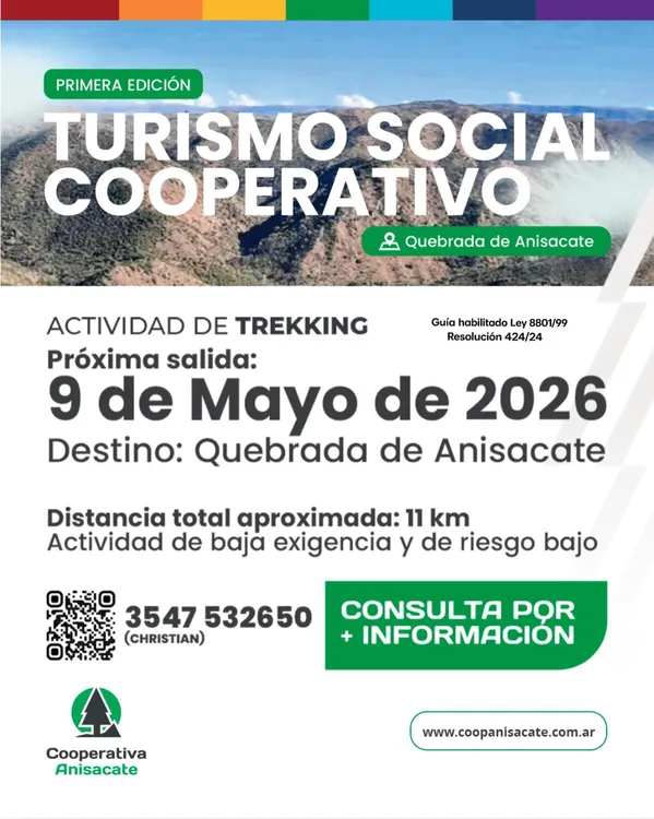 Turismo social Cooperativo - Anisacate