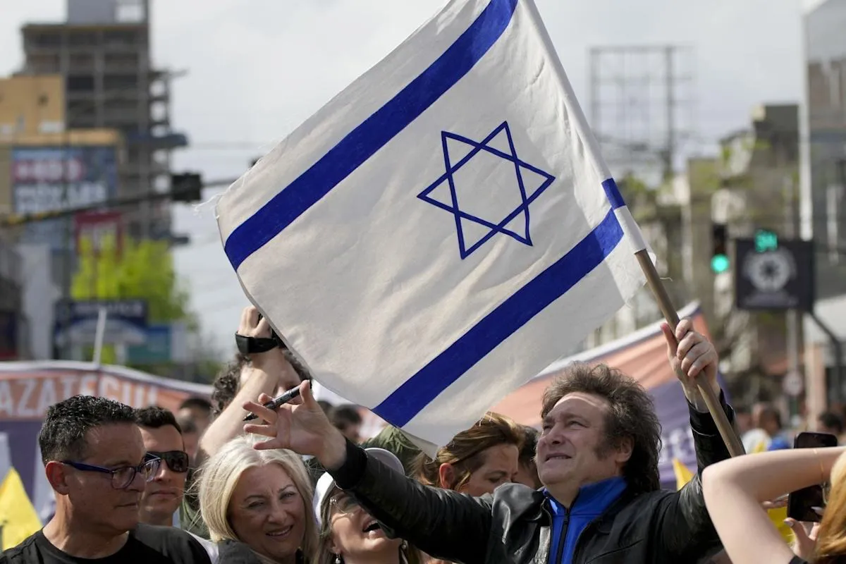 Milei Bandera Israel